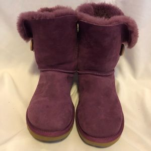 UGG Purple Bailey Button II Boot